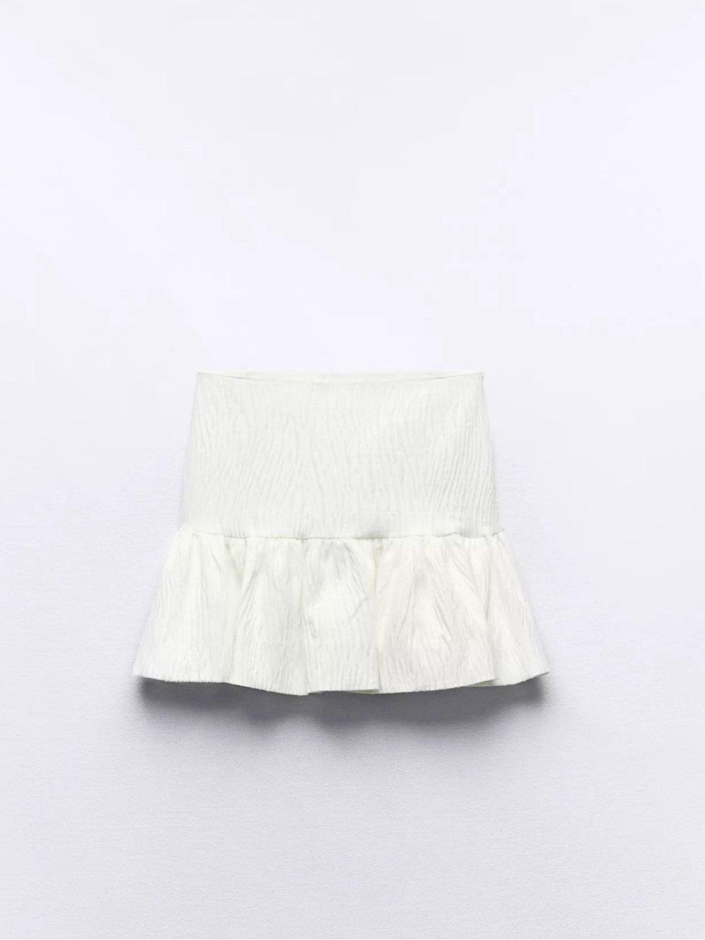 Zara Shiny Effect Balloon Skort